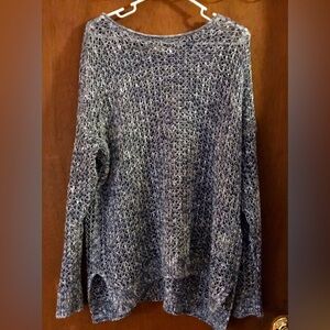 Hollister Gray Knit Women's Sweater Cardigan M/L